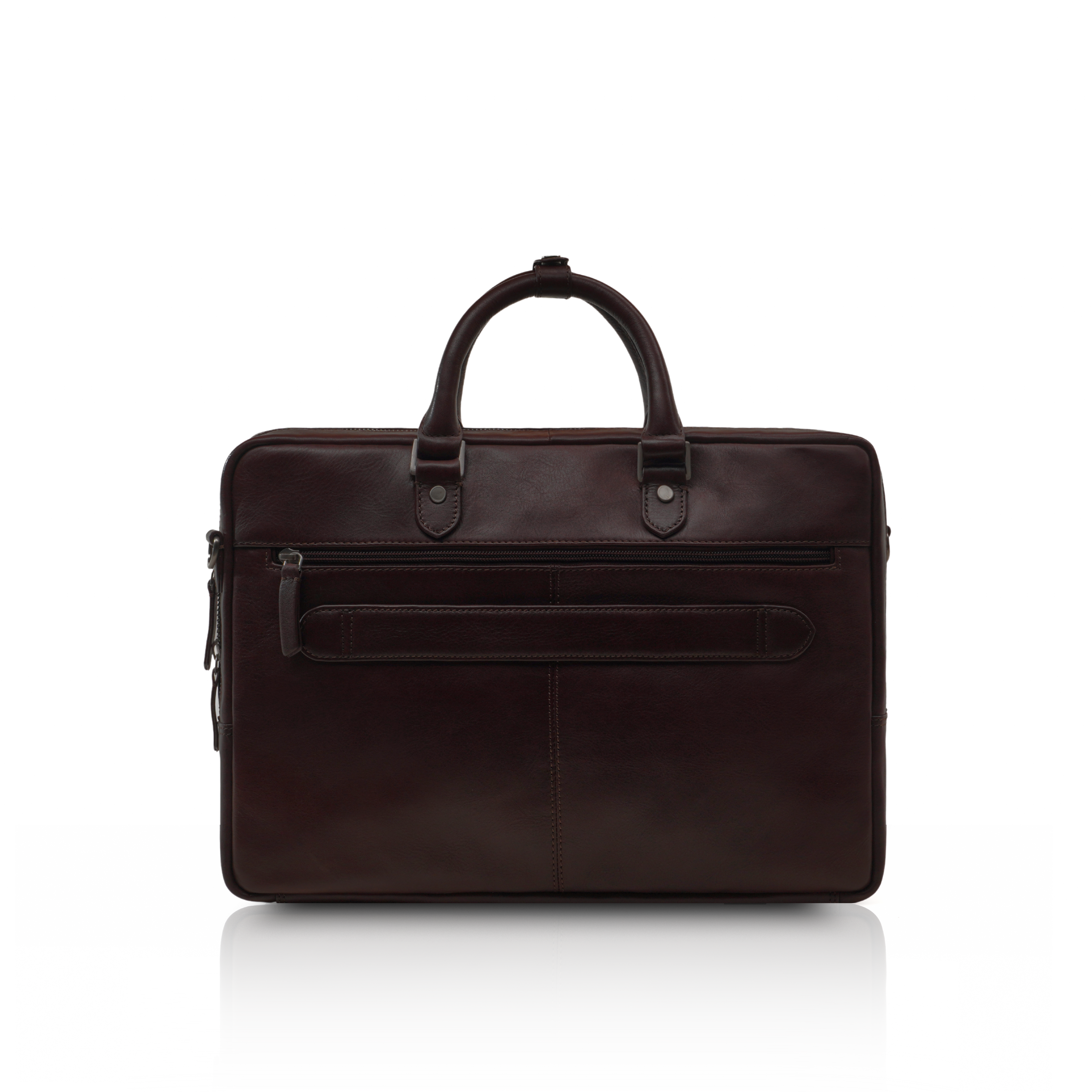 POLARIS MILLED BROWN LAPTOP BAG