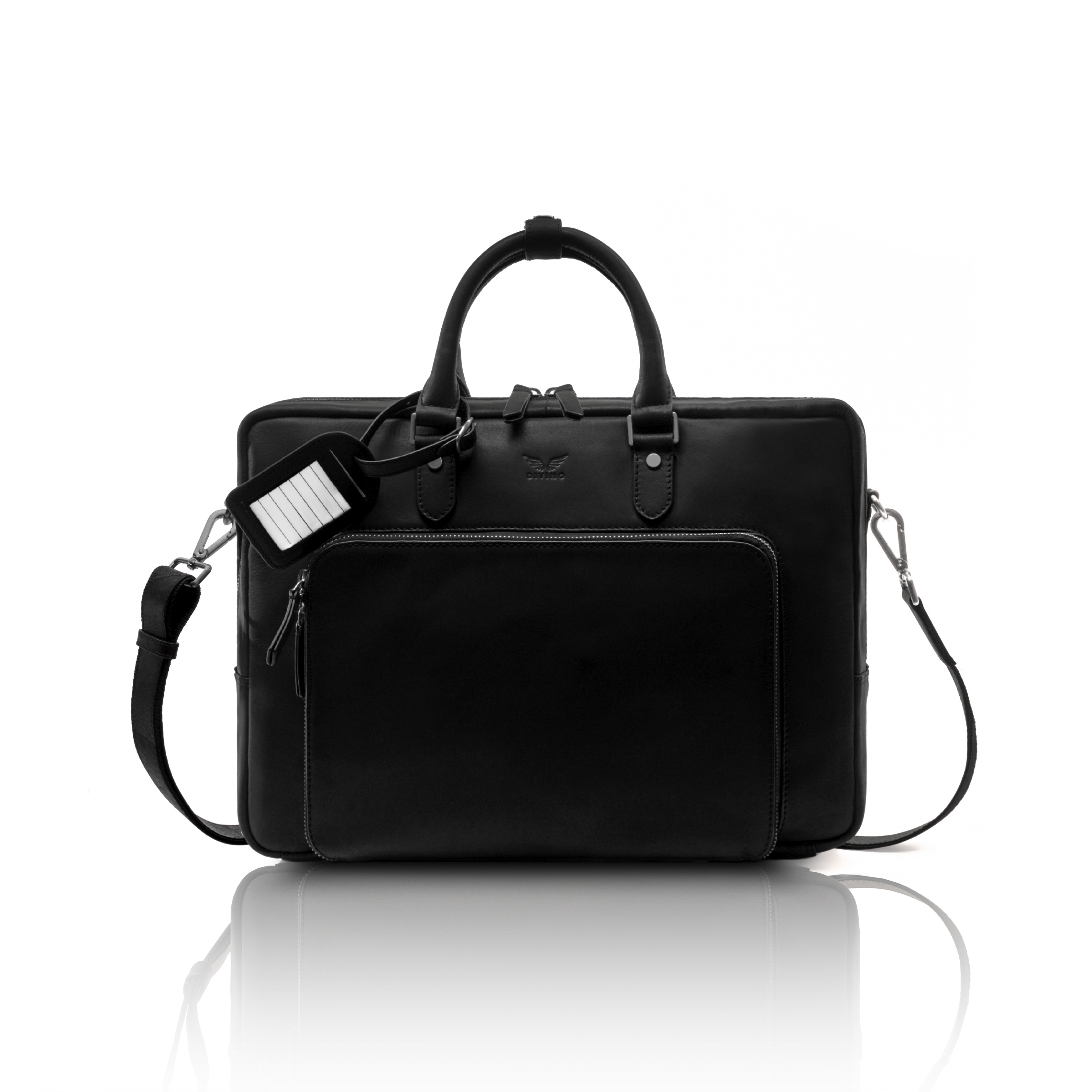 POLARIS MATTE BLACK LAPTOP BAG