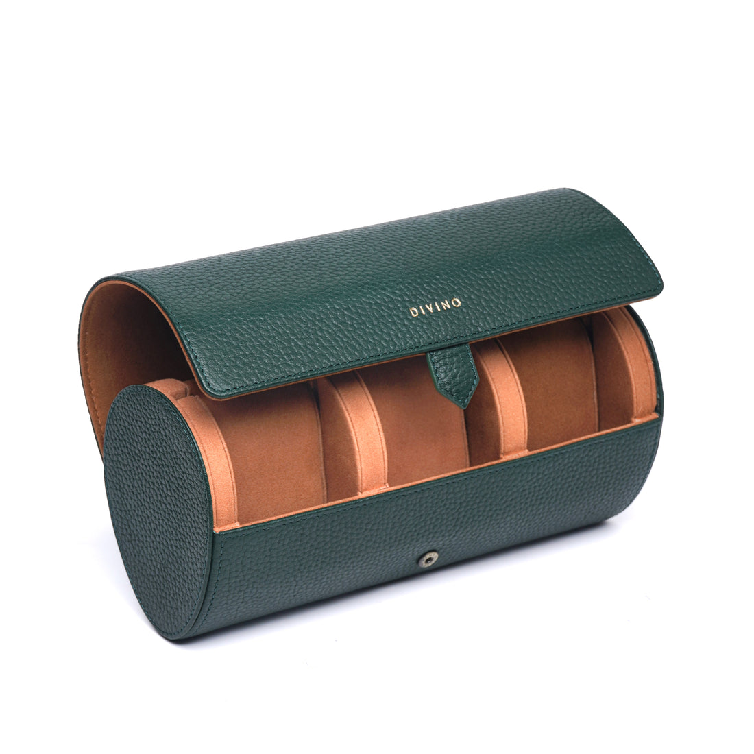 ORBIT FOREST GREEN 3-SLOT WATCH CASE