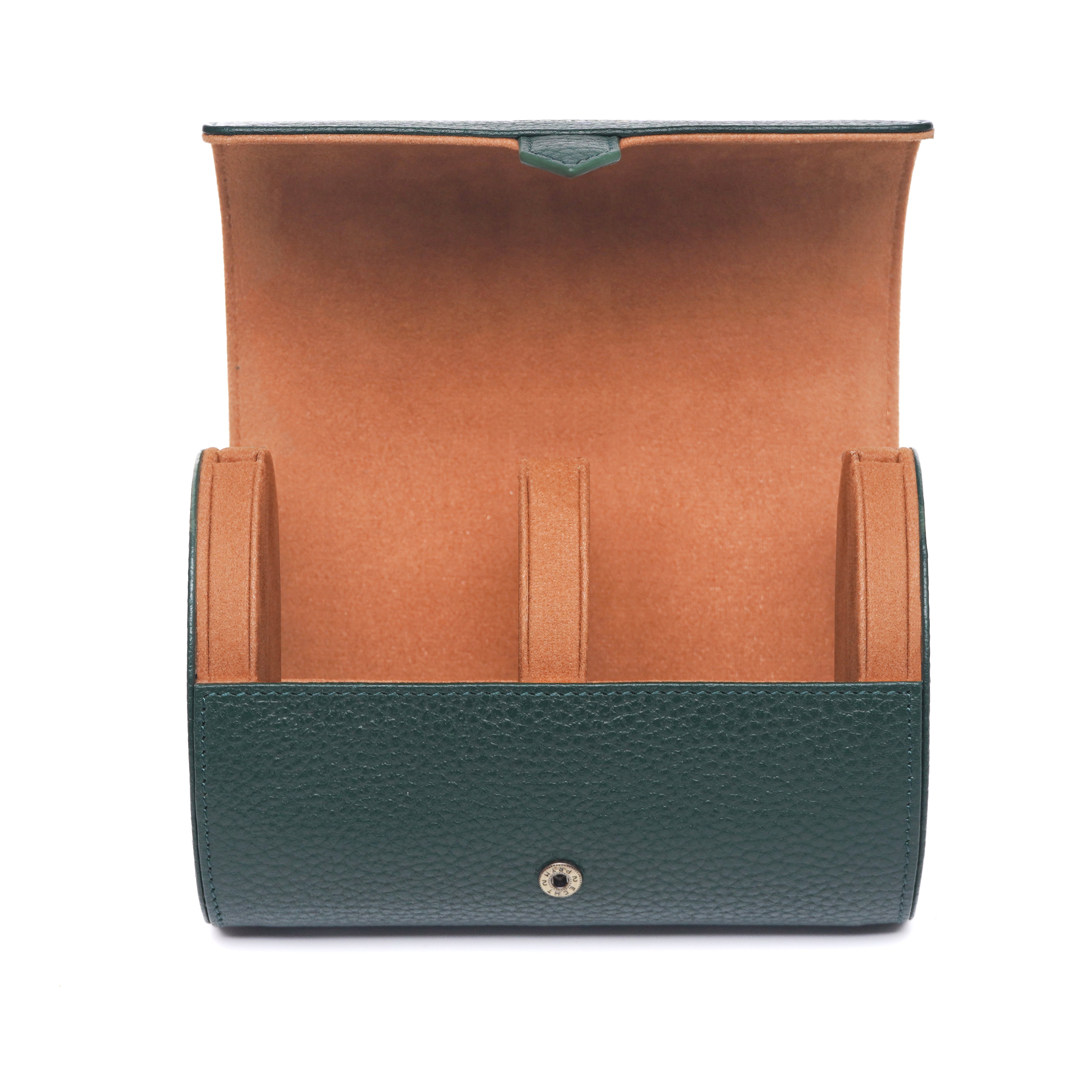 ORBIT FOREST GREEN 2-SLOT WATCH CASE