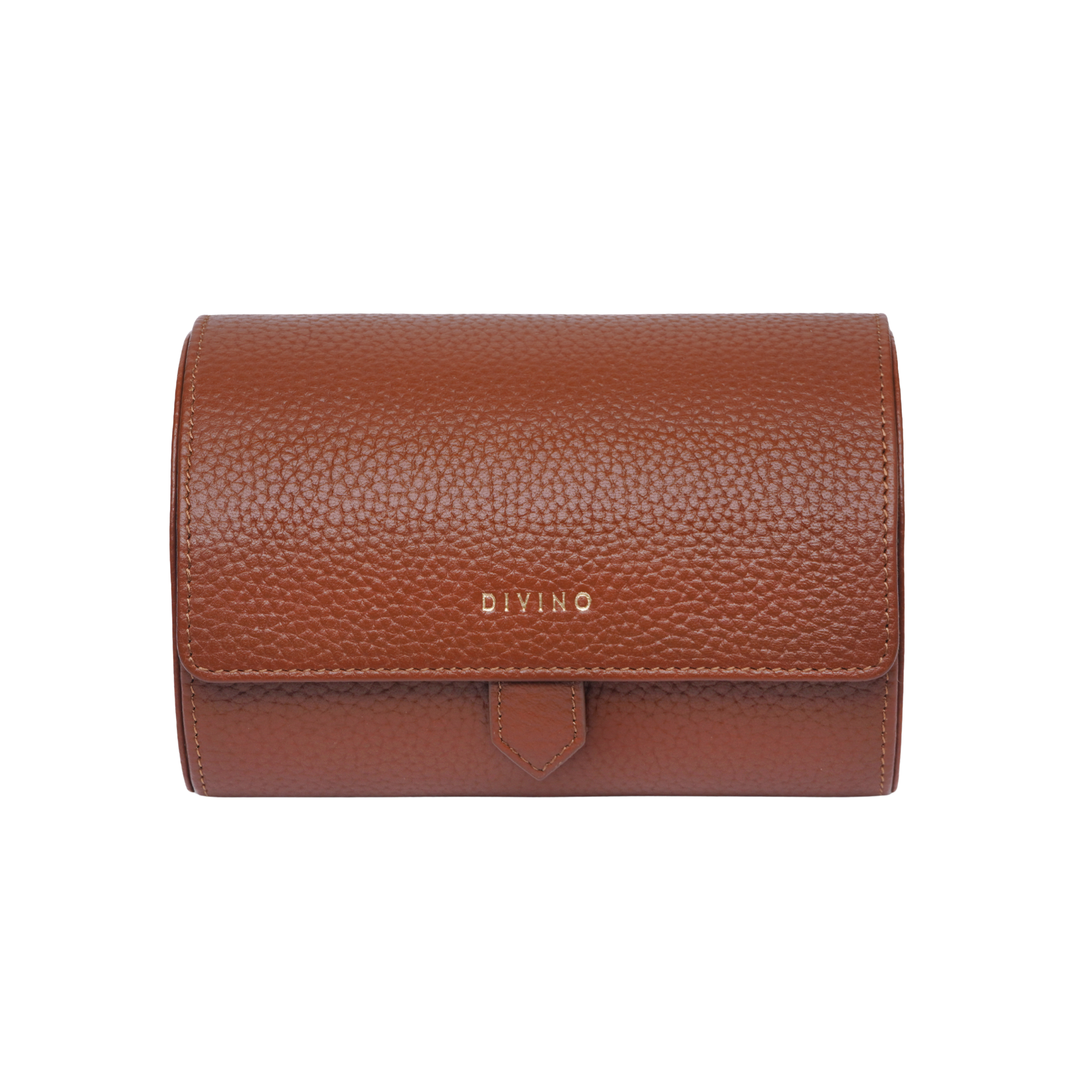ORBIT BOURBON BROWN 2-SLOT WATCH CASE